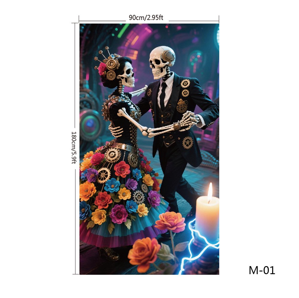 Last day 50% OFF🌟2025 Christmas and Halloween front door decoration