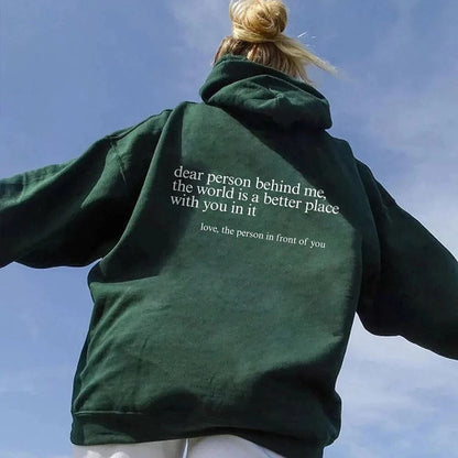 Best person behind me Hoodie