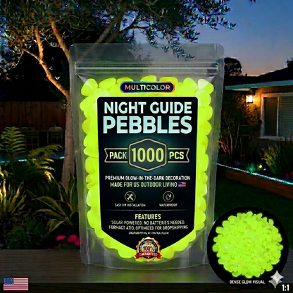 💥LAST DAY SALE 50%OFF💥Colorful Glow-in-the-Dark Garden Stones