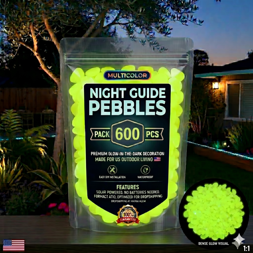 💥LAST DAY SALE 50%OFF💥Colorful Glow-in-the-Dark Garden Stones