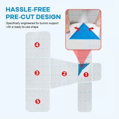 🔥LAST DAY 50% OFF - 👣Pre-cut Hallux Valgus Corrector Kinesiology Tape -Bestseller