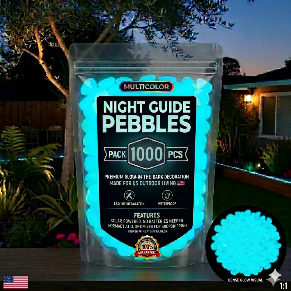 💥LAST DAY SALE 50%OFF💥Colorful Glow-in-the-Dark Garden Stones