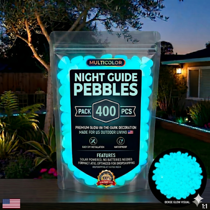 💥LAST DAY SALE 50%OFF💥Colorful Glow-in-the-Dark Garden Stones