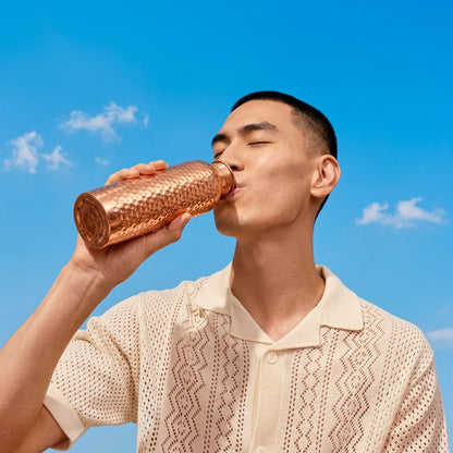 ✨Himalayan Ayurvedic Copper Water Bottle – 50% OFF Today