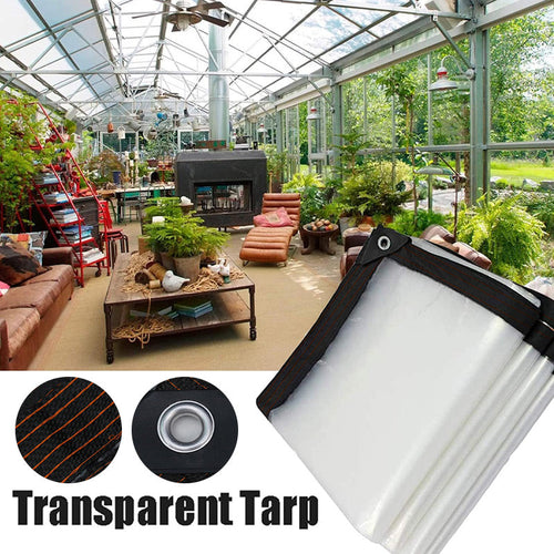 ⏰ 50% OFF – Sturdy & Transparent Waterproof Tarpaulin | UV-resistant, tear-resistant and perfect for garden, balcony, car and outdoor protection 🌧️🛡️