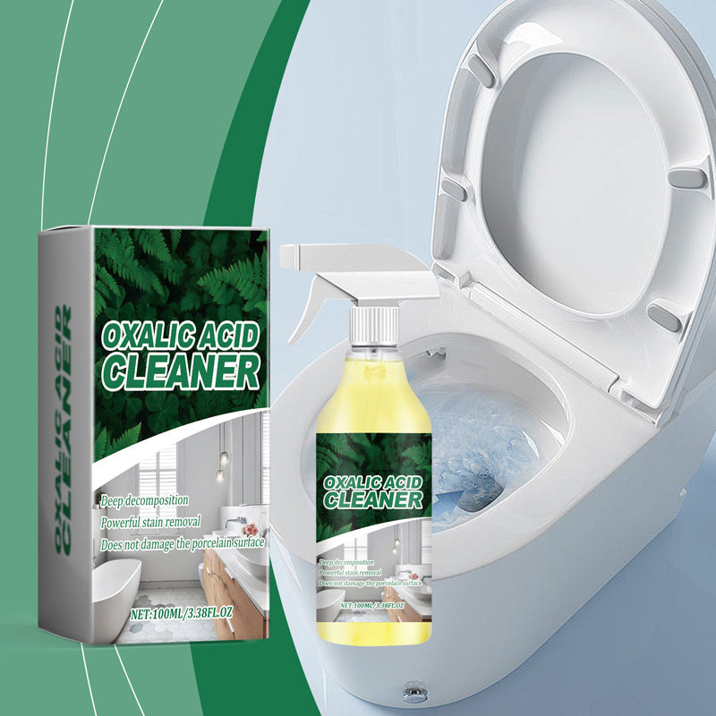 🥳Limescale 50% OFF🚽✨🥳💞50K+ SOLD!💥🔬 Molecular-Level Cleaning Tech! Oxalic Acid Bathroom Cleaner Dissolves Rust