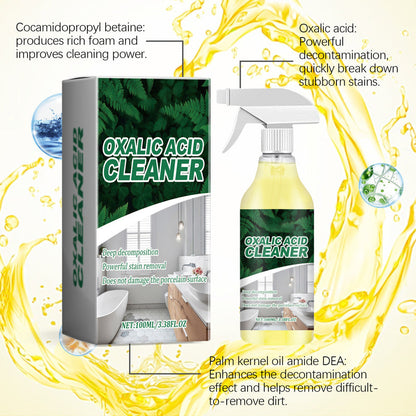 🥳Limescale 50% OFF🚽✨🥳💞50K+ SOLD!💥🔬 Molecular-Level Cleaning Tech! Oxalic Acid Bathroom Cleaner Dissolves Rust