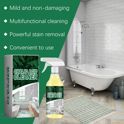 🥳Limescale 50% OFF🚽✨🥳💞50K+ SOLD!💥🔬 Molecular-Level Cleaning Tech! Oxalic Acid Bathroom Cleaner Dissolves Rust