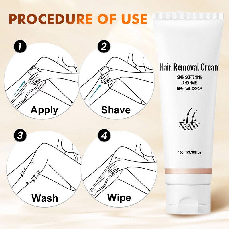 ⏰Last Day Buy 2 Get 1  FreeVersatile Aromatic Mild Formula Hair Removal Cream