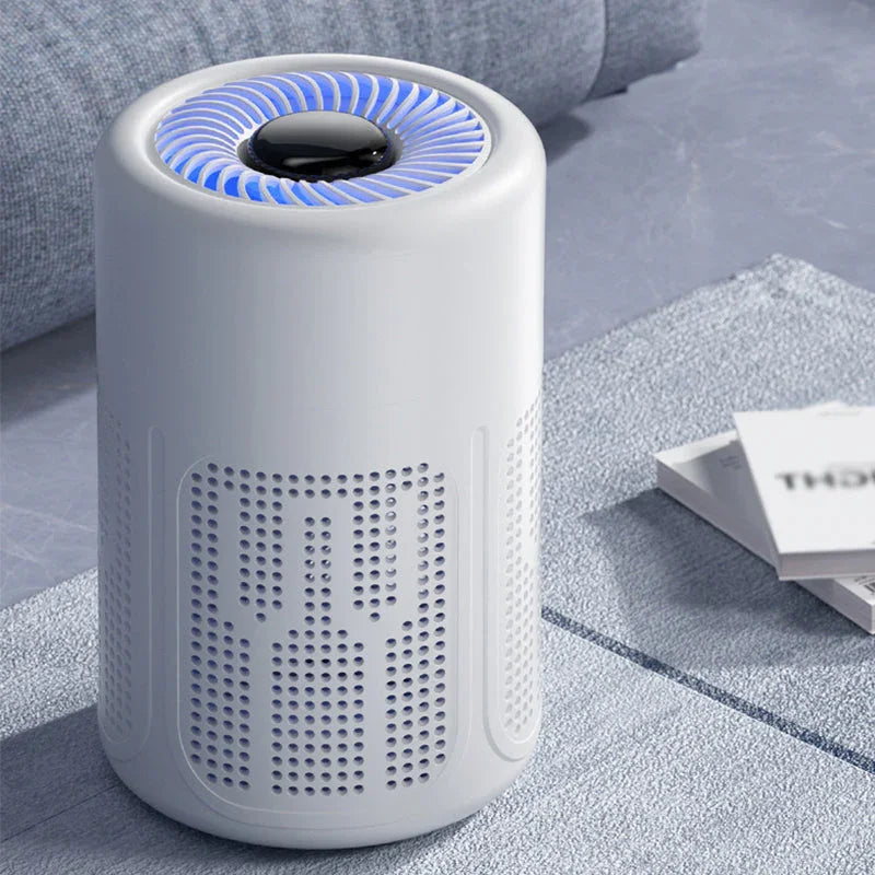 🥳2026 HOT SALE💐Silent Air Purifier – Multi‑layer filtration, ultra‑quiet sleep mode. Covers 30‑50m², one‑touch operation. Breathe clean, rest easy. No more sneezing at night! 🛌✨