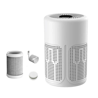 🥳2026 HOT SALE💐Silent Air Purifier – Multi‑layer filtration, ultra‑quiet sleep mode. Covers 30‑50m², one‑touch operation. Breathe clean, rest easy. No more sneezing at night! 🛌✨