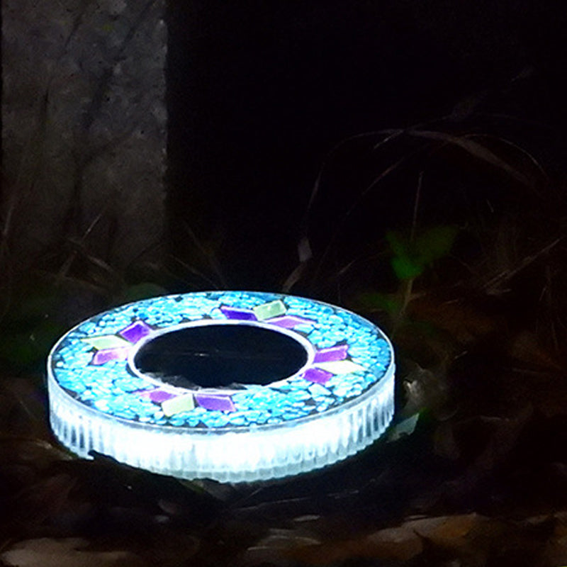 🔅Solar Outdoor Mosaic Disk Lights