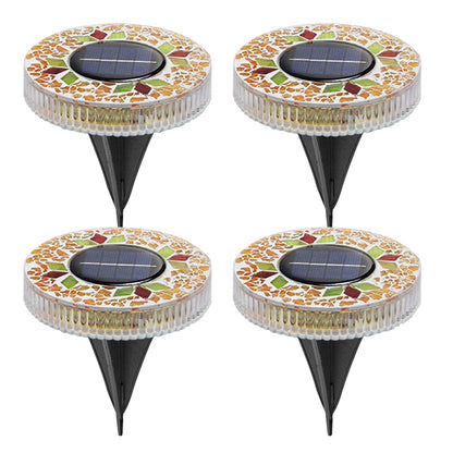 🔅Solar Outdoor Mosaic Disk Lights