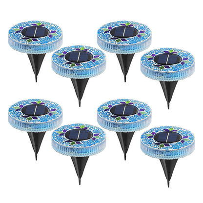 🔅Solar Outdoor Mosaic Disk Lights