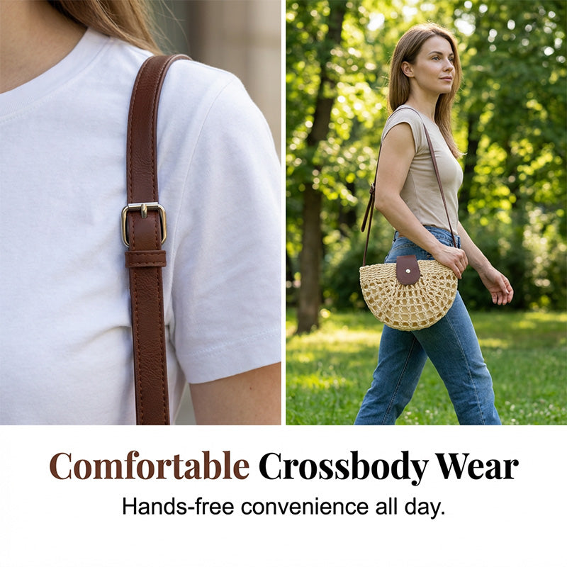 ✨Last Day 50% OFF – Woven Crossbody Bag for Women 👜