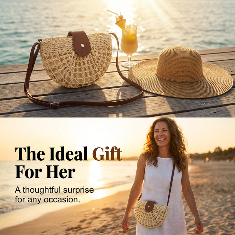 ✨Last Day 50% OFF – Woven Crossbody Bag for Women 👜