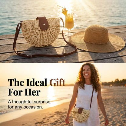 ✨Last Day 50% OFF – Woven Crossbody Bag for Women 👜